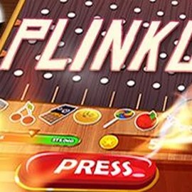 Plinko slot logo by BGAMING at GTBets Casino